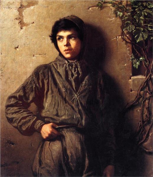 The Savoyard Boy, 1853 - Jonathan Eastman Johnson