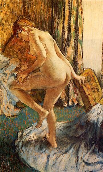 After the Bath, c.1883 - Едґар Деґа