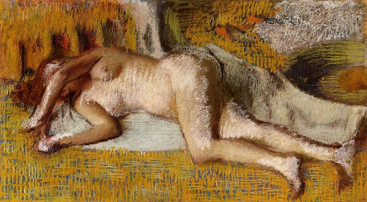 After the Bath, c.1885 - Edgar Degas