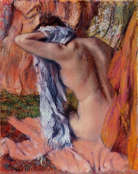 After the Bath, c.1890 - c.1893 - Edgar Degas
