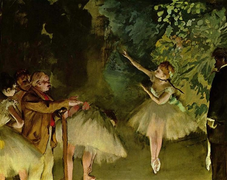 Ballet Rehearsal, c.1875 - 竇加