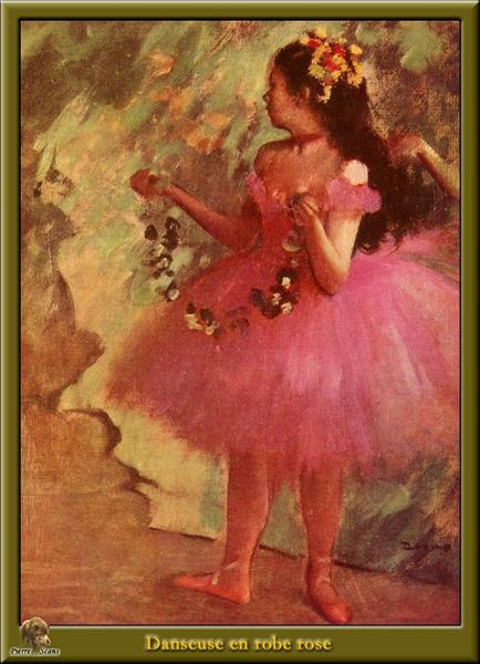Dancer in pink dress, 1880 - Едґар Деґа
