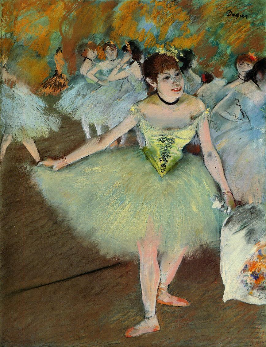 On Stage, c.1879 c.1881 Edgar Degas