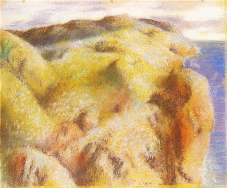 Крутой берег, 1892 - Эдгар Дега