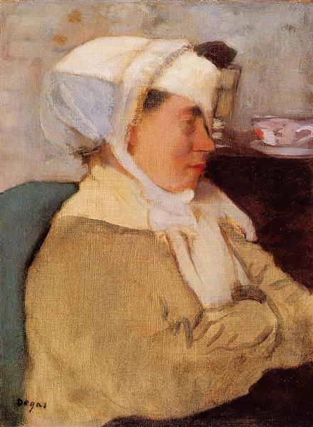 Женщина с повязкой, 1871 - 1873 - Эдгар Дега