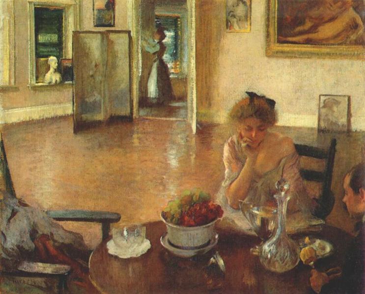 The Breakfast Room, 1902 - 1903 - Edmund Tarbell