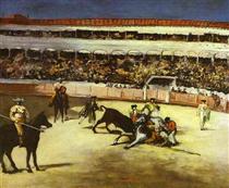 Combat de taureau - Édouard Manet