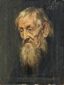 Portrait of an Old Man - Eduard von Gebhardt