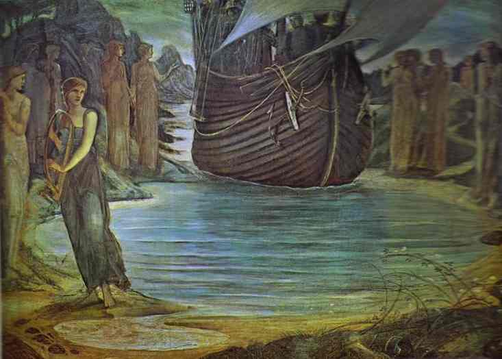 The Sirens, c.1875 - Едвард Берн-Джонс