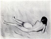 Nude on Sand, Oceano - Edward Weston