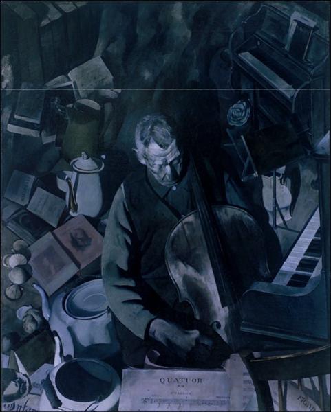 O Violoncelista, 1926 - Edwin Dickinson
