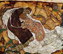 Death and the Maiden - Egon Schiele
