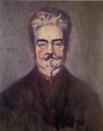 Portrait of Leopold Czihaczek - Эгон Шиле