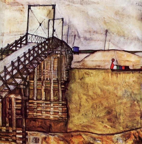 The Bridge, 1913 - Эгон Шиле
