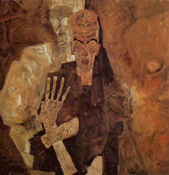 Самовидці (Смерть і людина), 1911 - Егон Шиле