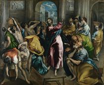 La expulsión de los mercaderes - El Greco