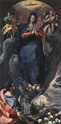 A Virgem da Imaculada Conceição e São João - El Greco
