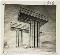 Iron in clouds', for Strastnoy Boulevard - El Lissitzky