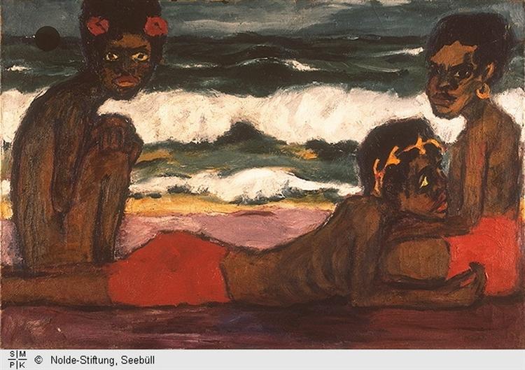 Papuan youth, 1914 - Emil Nolde