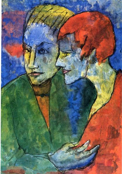 Young Couple, 1935 - Emil Nolde