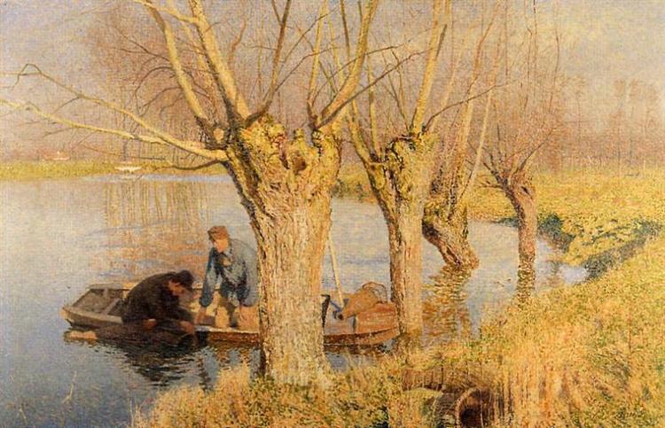 Bringing in the Nets, 1893 - Émile Claus