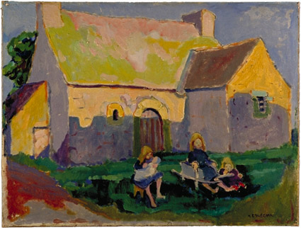Breton church, 1906 - Emily Carr