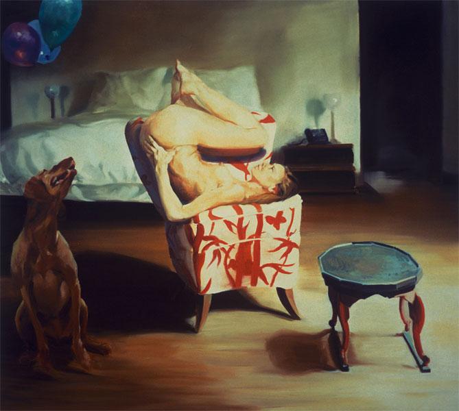 The Bed, the Chair, Waiting, 2000 - Eric Fischl