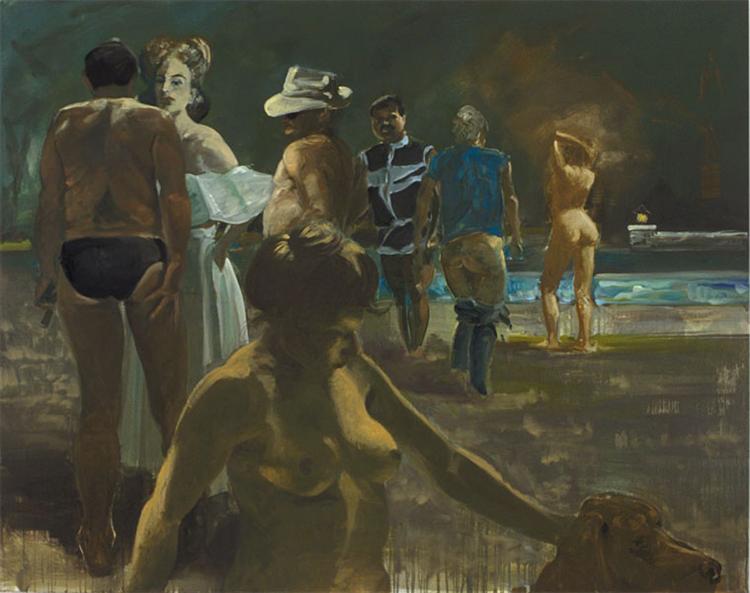Truman Capote in Hollywod, 1987 - Eric Fischl