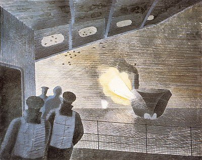 HMS Ark Royal in Action - Eric Ravilious