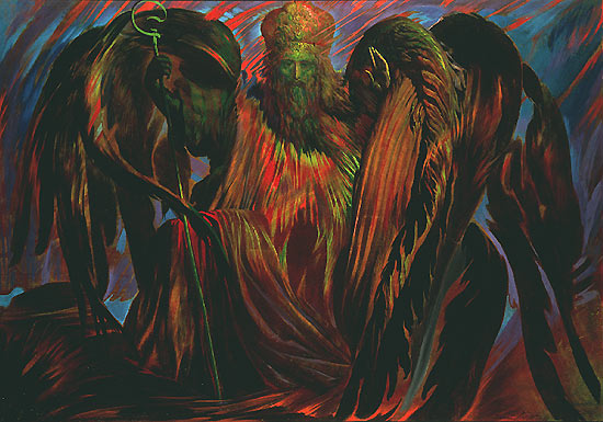 THE ANGEL OF THE LORD, 1983 - Ernst Fuchs