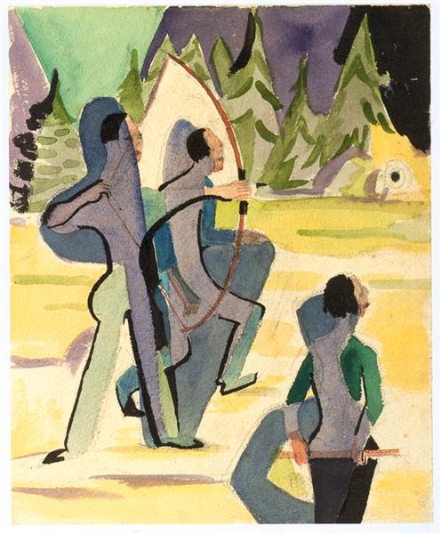 Archer, c.1935 - 恩斯特‧路德維希‧克爾希納