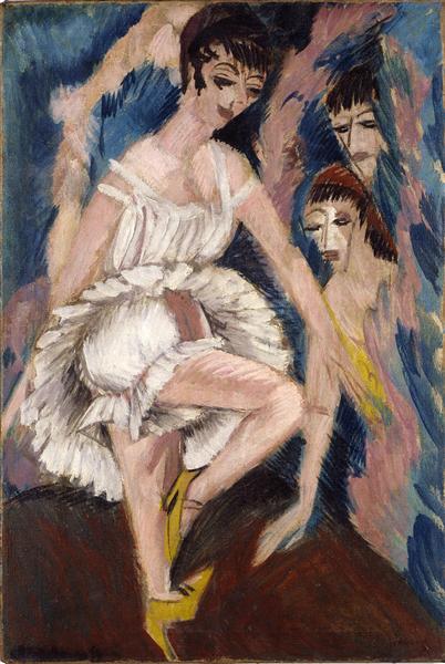 Dancer, 1914 - 恩斯特‧路德維希‧克爾希納