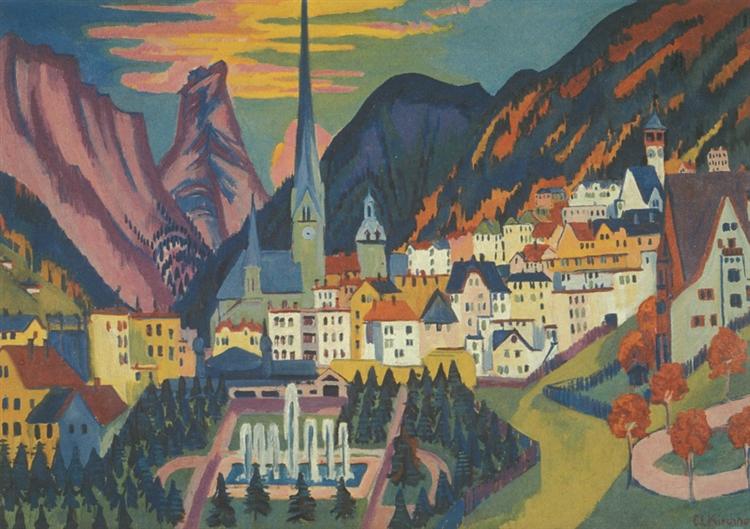 Davos in Summer, 1925 - Ernst Ludwig Kirchner