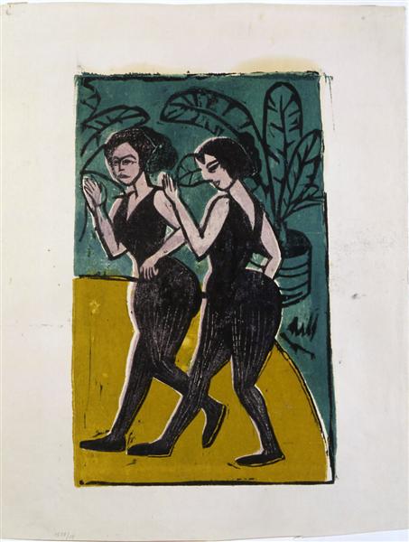 English Dancers, 1911 - Ernst Ludwig Kirchner