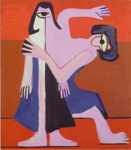 Mask Dance, 1928 - 1929 - Ernst Ludwig Kirchner