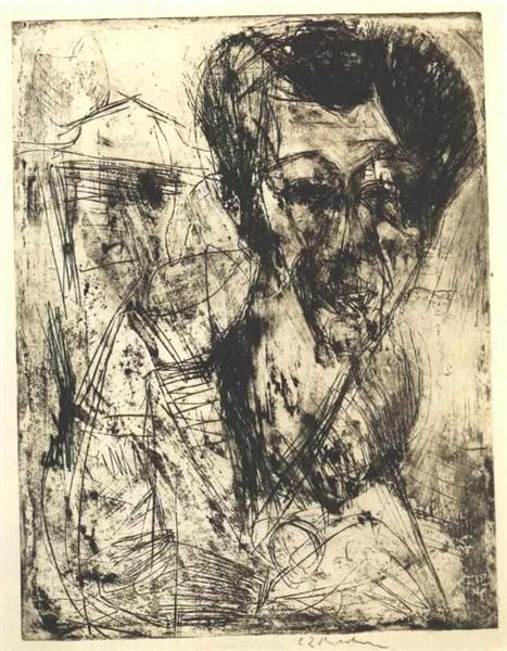 Self-portrait - Ernst Ludwig Kirchner