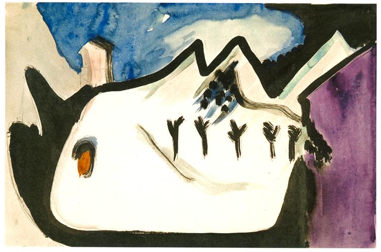 Snowy Landscape, 1930 - 恩斯特‧路德維希‧克爾希納