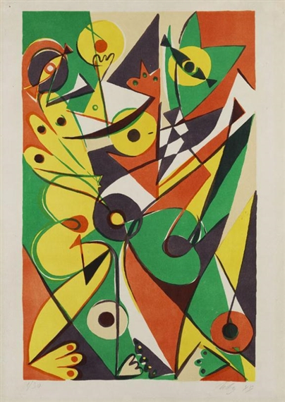 Oberon, 1949 - Ernst Wilhelm Nay