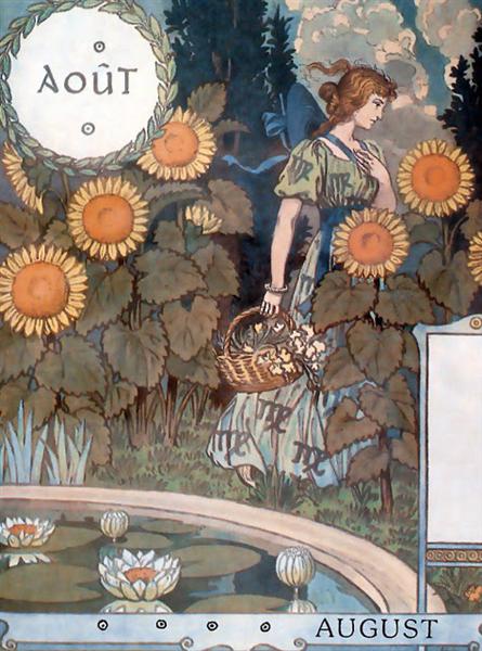 La Belle Jardiniere – August, 1896 - Eugène Grasset