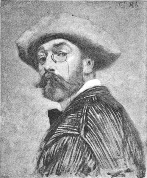 Self-portrait, 1886 - Eugène Grasset
