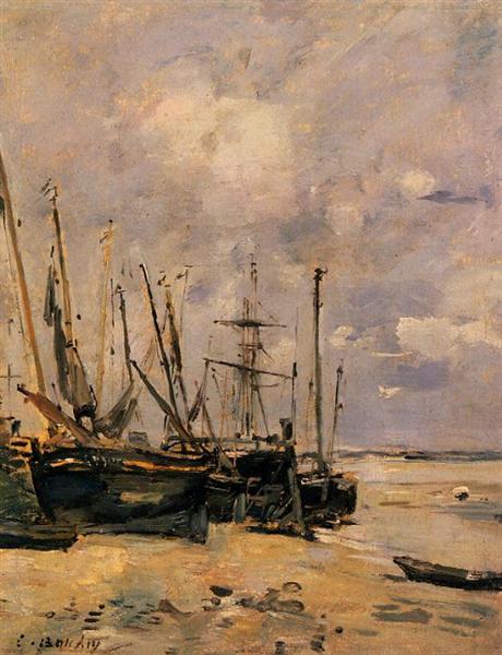 Boats, c.1890 - Eugène Boudin