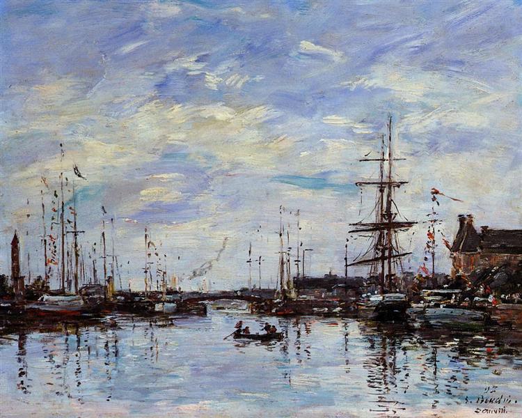 Deauville, the Dock, 1892 - Eugène Boudin