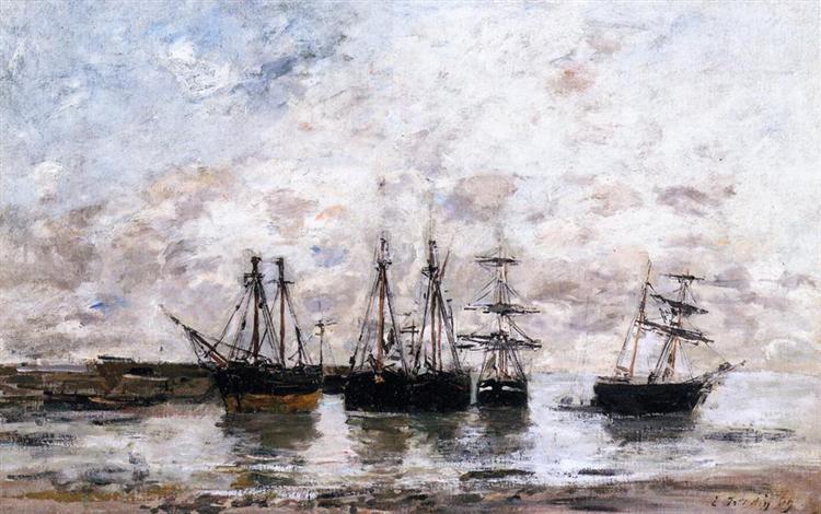Portrieux, 1869 - Eugène Boudin