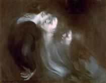 Her Mother's Kiss - Eugène Carrière