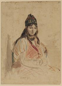 A North African Jewess - Eugène Delacroix