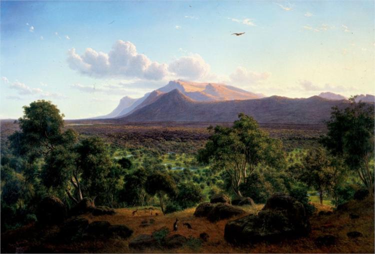 Mount William from Mount Dryden, 1857 - Eugene von Guerard