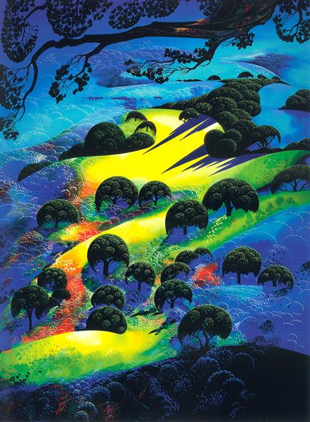 Fading Sunset Flame, 1995 - Eyvind Earle