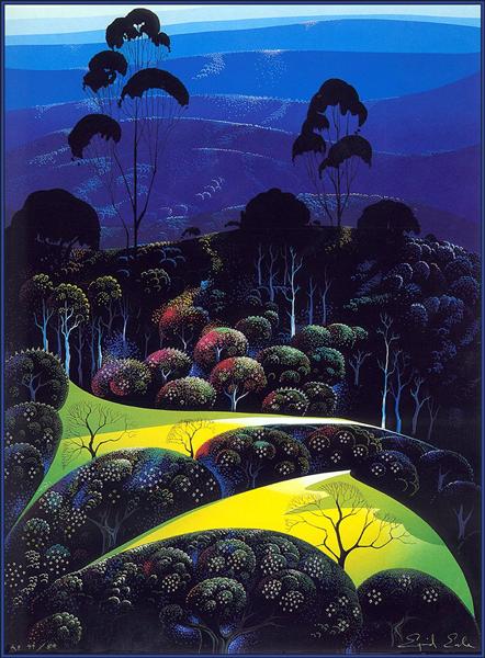 Inland from the Sea, 1987 - Eyvind Earle