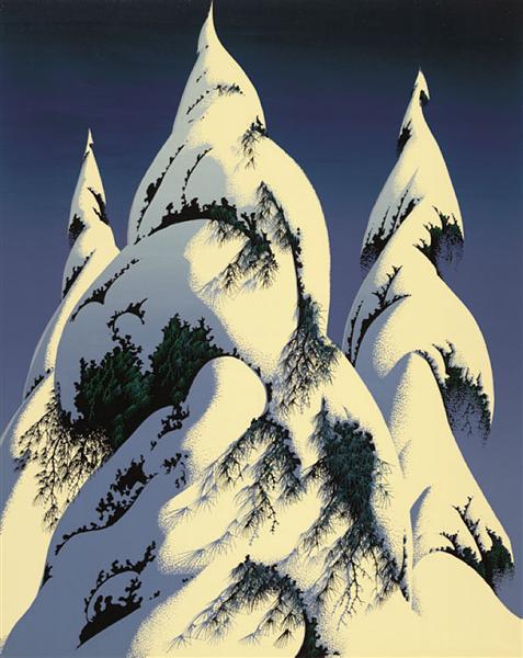 Snow Trees, 1986 - Eyvind Earle