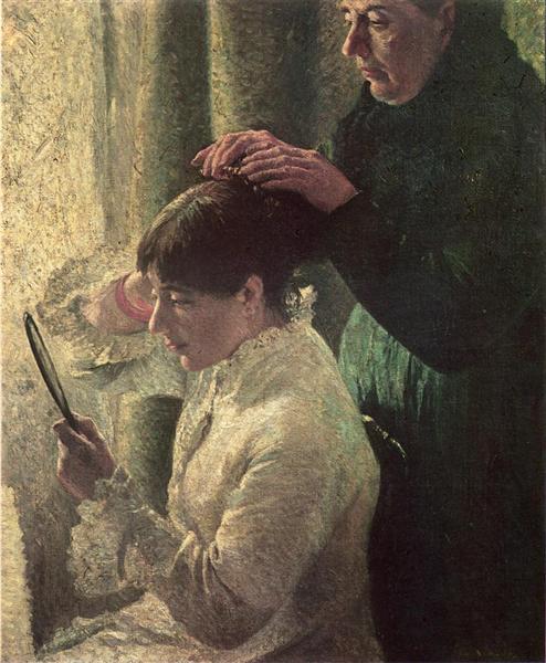 Mother and daughter, 1879 - Федерико Дзандоменеги